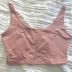 Pink brandy Melville pink tank top